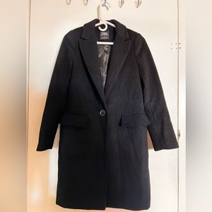 Zara black coat